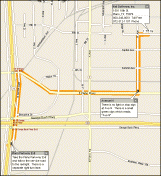Plano Map to Keil