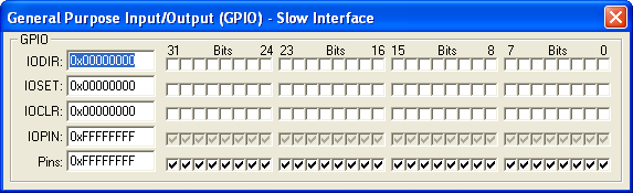 General Purpose Input/Output - Slow Interface