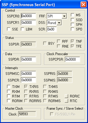 SSP (Synchronous Serial Port)