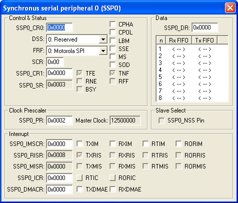 Synchronous Serial Peripheral 0