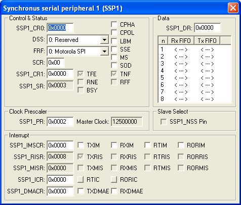 Synchronous Serial Peripheral 1