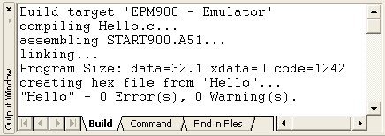 Output Window