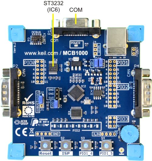 MCB1000 Board Serial I/O