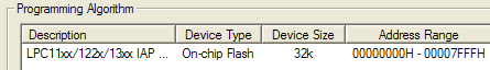 Flash Download -- Programming Algorithm