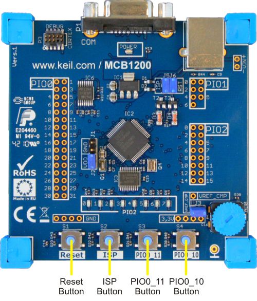 MCB1200 Board Buttons