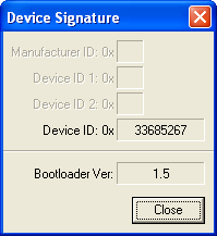 Display Device Signature
