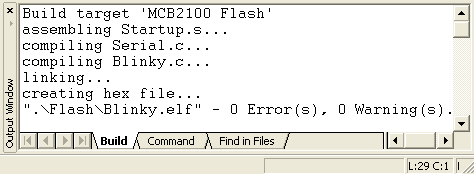 Output Window