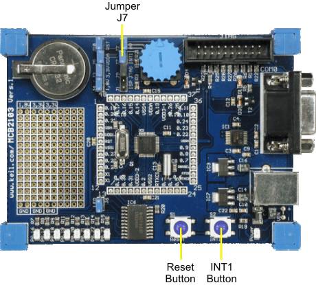 MCB2103 Board Buttons