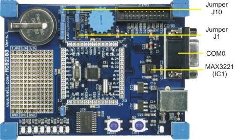 MCB2103 Board Serial Port