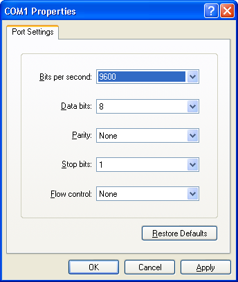 HyperTerm Properties Dialog