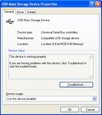 HID Properties Dialog