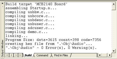 Output Window