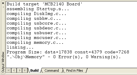 Output Window