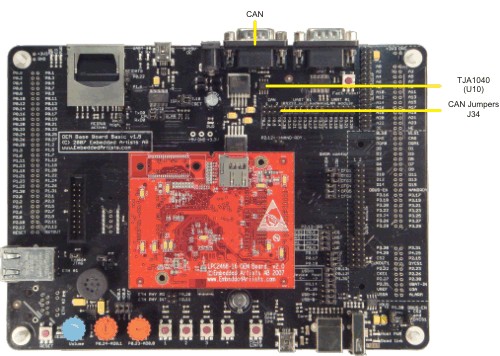 MCB2400 Board CAN