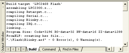 Output Window