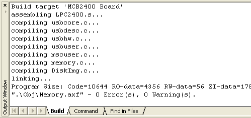Output Window