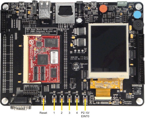 MCB2470 Board Buttons
