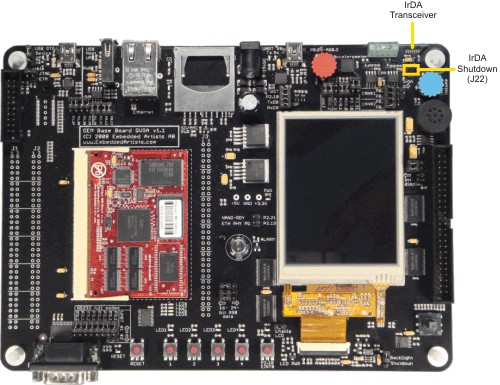 MCB2470 Board IrDA