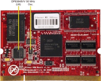 MCB2470 OEM Board - Ethernet Interface