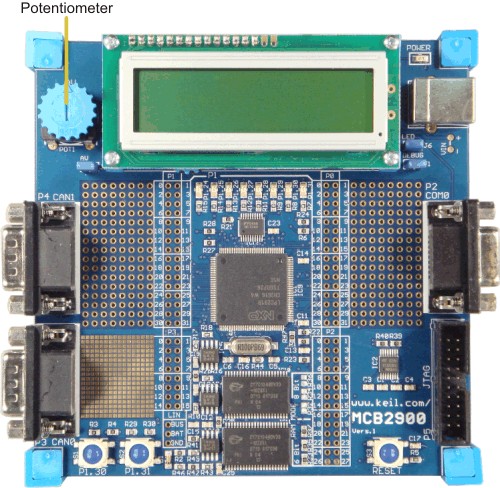 MCB2900 Board with Potentiometer