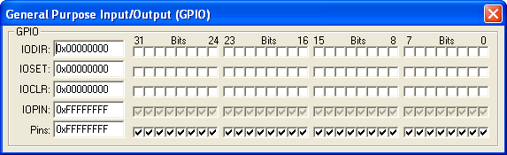 GPIO Simulation Dialog