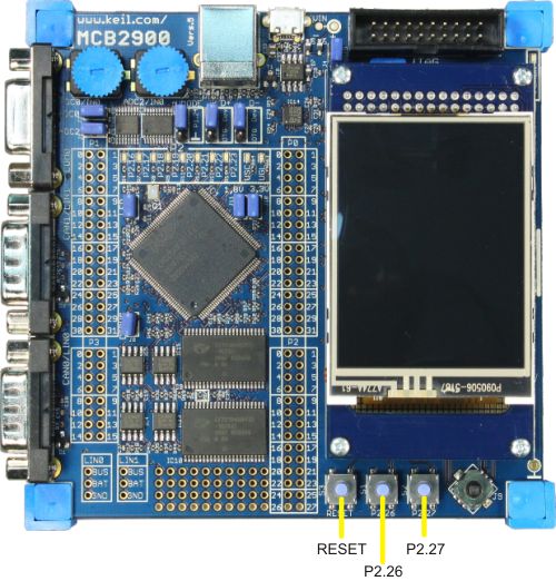 MCB2929 Board Buttons