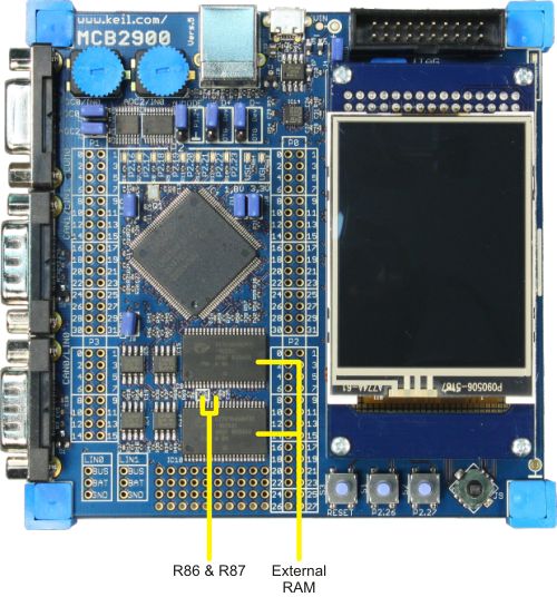 MCB2929 Board -- External RAM