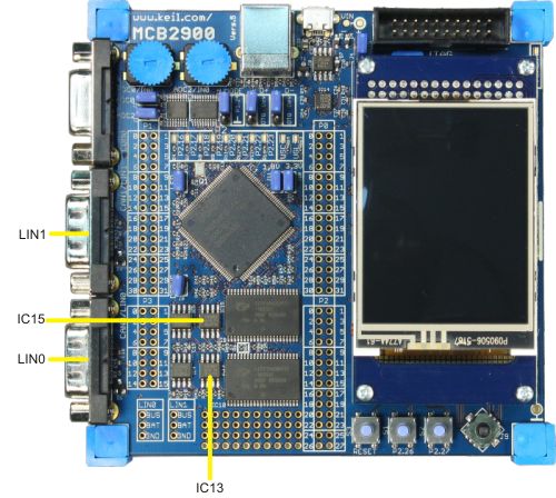 MCB2929 Board LIN Interface