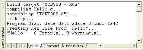 Output Window
