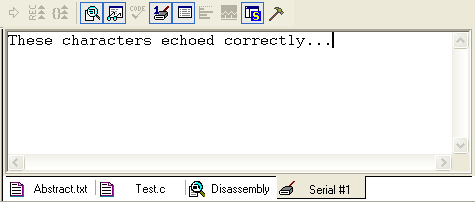Serial I/O Output