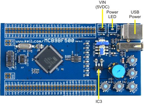 MCB9B500 Board Power Connector