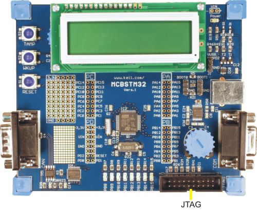 MCBSTM32 Board JTAG Connector