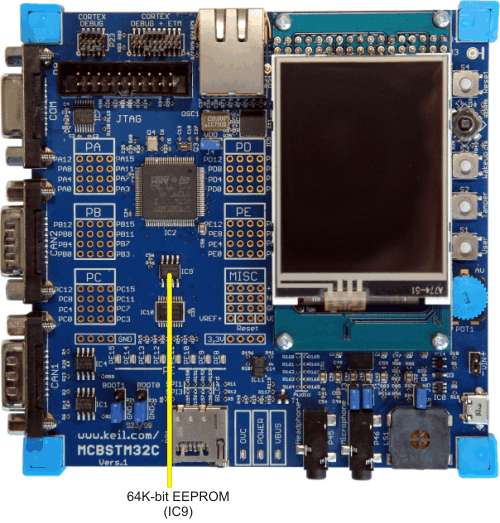 MCBSTM32C Board EEPROM