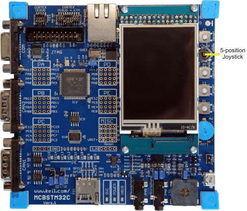 MCBSTM32C Board Joystick
