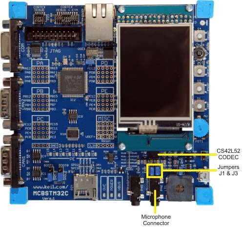 MCBSTM32C Board - Microphone