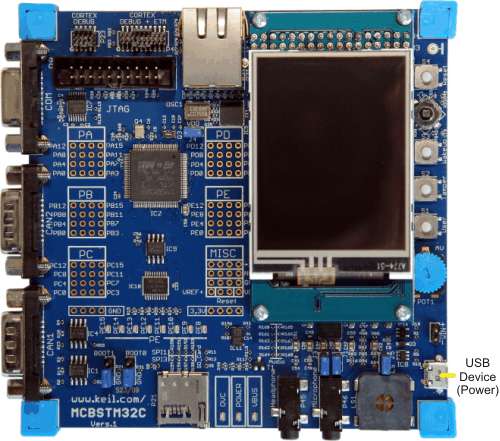 MCBSTM32C USB Connector
