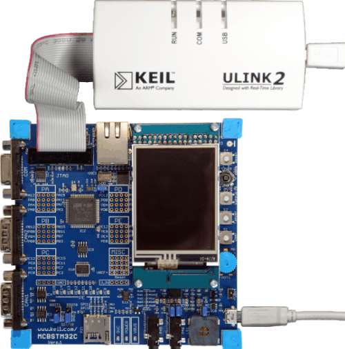 MCBSTM32C Board with ULINK2