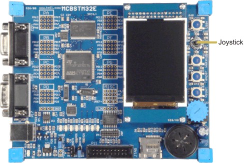 MCBSTM32E Board Joystick