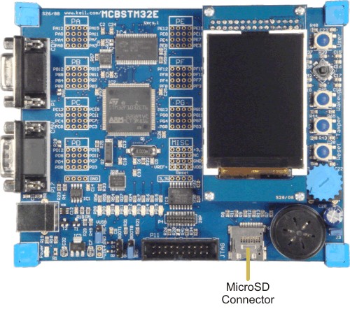 MCBSTM32E MicroSD Connector