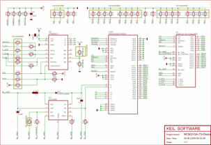 MCBSTM32F200 Display Board Schematics