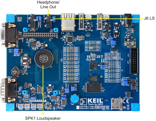 MCBSTM32F200 Board Speaker