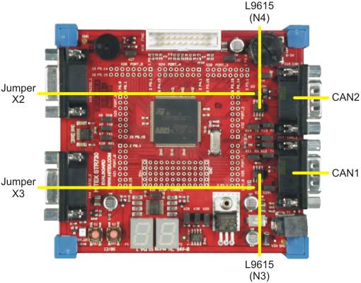 MCBSTR730 Board with CAN