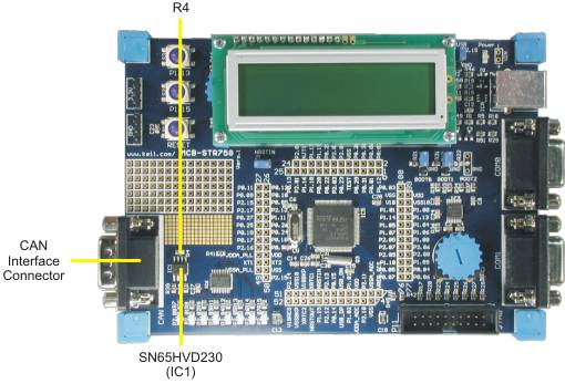 MCBSTR750 Board CAN Interface
