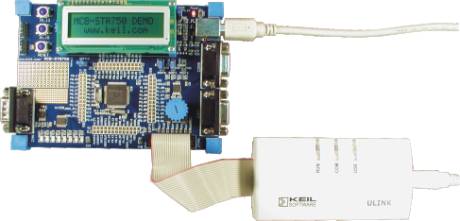 MCBSTR750 Board with ULINK