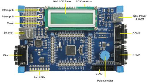 MCBSTR9 Board Components