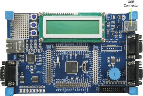 MCBSTR9 Board USB Connector