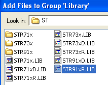 'Add files to Group' Dialog