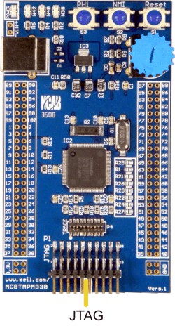MCBTMPM330 Board JTAG Connector