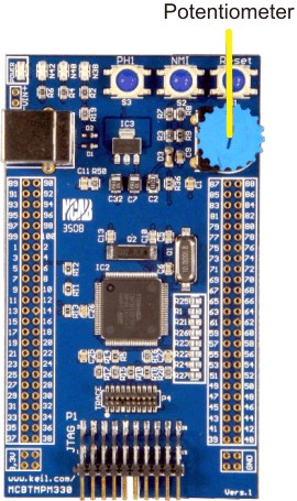 MCBTMPM330 Board Potentiometer