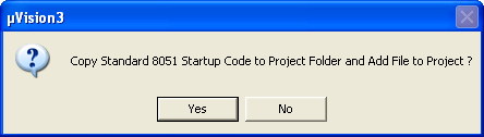 Copy Startup dialog